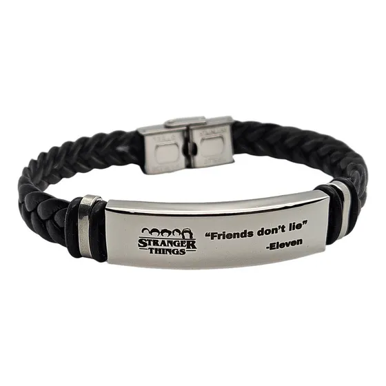 F Stranger Things - Pulseira Da Amizade Presente Frase De