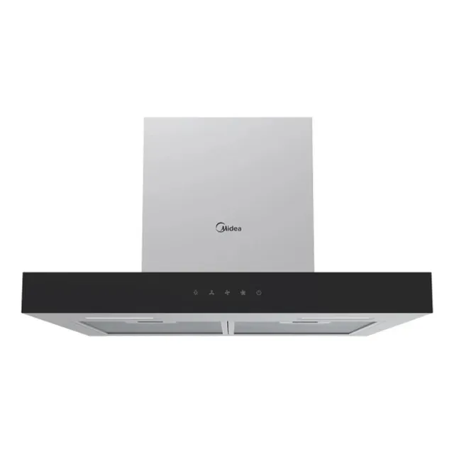 Campana Extractora Purificadora Midea Mh60m77et22mb 60cm Amv Color Plateado