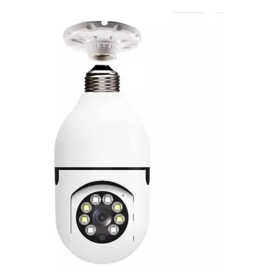 Camara Bombillo Ip Wifi Inalambrica Robotica Seguridad 360