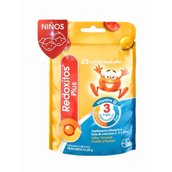 Redoxitos Plus Infantil Vitaminas C, D Y Zinc 