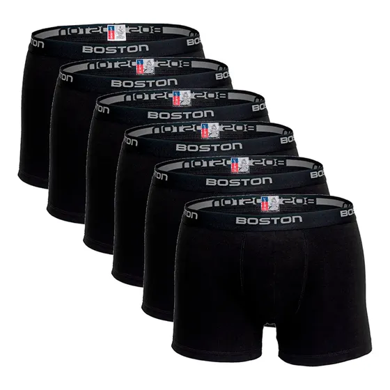 Boston - Pack X6 Bóxer Corto - Multicolor | Cuotas sin interés