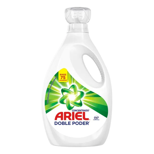 Detergente Líquido Ariel Concentrado Doble Poder 3 L
