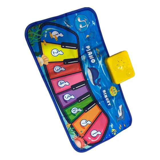 Piano Musical Infantil Baby Gus Con Sonidos Divertidos Y Notas Musicales Alfombra Didáctica Para Gateo Estimula Motricidad Sentidos Juego Educativo Sensorial Para Bebés Desde Recién Nacido