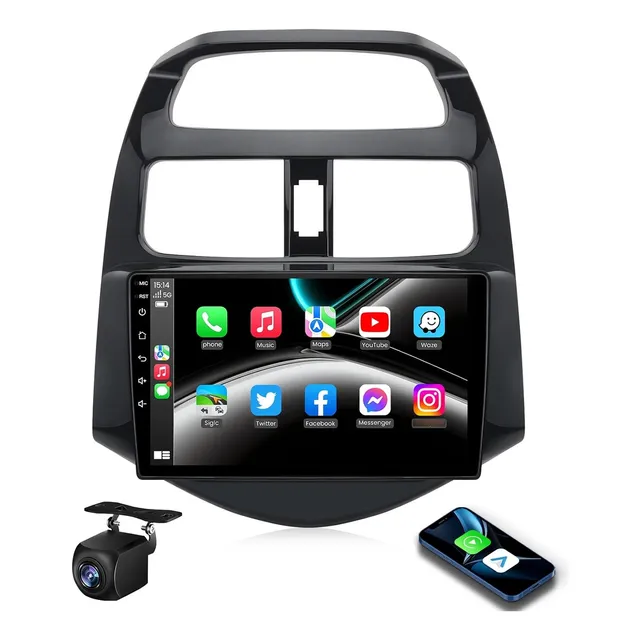 Radio De Coche Estéreo Para Chevy Spark 2013 2014 2015_84921