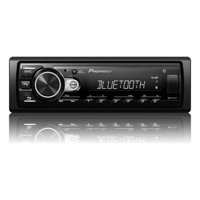 Pioneer Mvh-s235bt One Din Car Stereo Usb/bt/50wx4/android