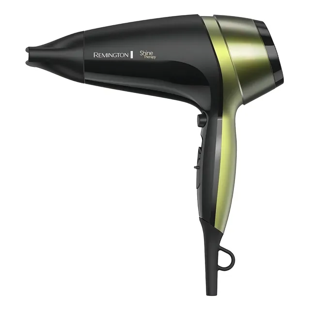 Remington Secadora De Cabello Shine Therapy D13a Color Negro