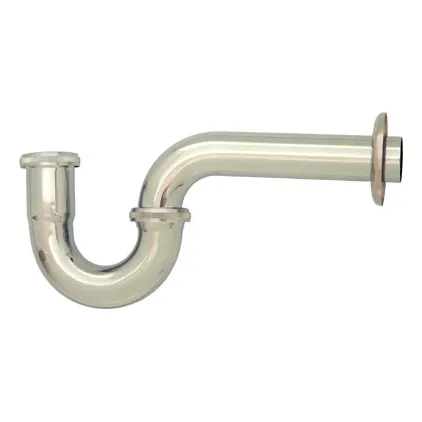Sifón Para Lavamanos De Latón Cromado Coflex 1 1/4