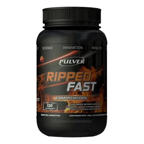 Ripped Fast Pulver 120 Comprimidos Quemador