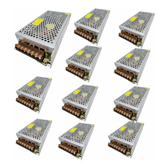Transformador Fuente Poder Driver 12v 8.5a 100w Paq 10 Pzas 