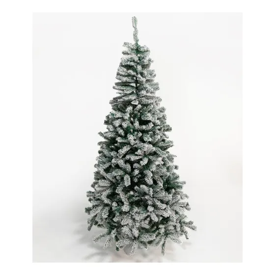 Chibrali Imperial Árvore De Natal Luxo Pinheiro Neve Pinha 2,10m 1.062 Galhos Cor Nevada