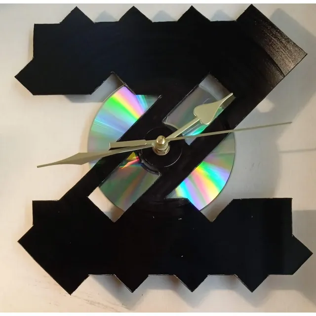 Reloj De Pared Disco Vinil Zapato 3 Retrovinilvzla Vinylart