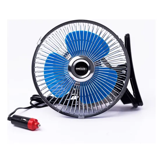 Ventilador Metalico 6  Oregon 12v Universal Con Clip Autos