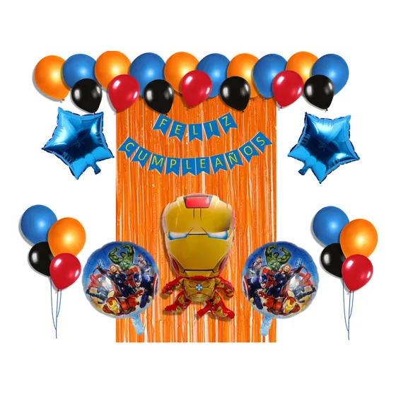 Kit Decoración Para Fiesta De Cumpleaños Temática (58 Pzas)