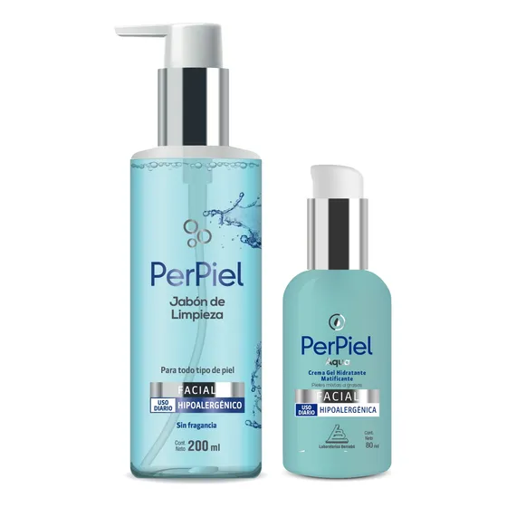 Perpiel Jabón Liquido + Perpiel Aqua Facial