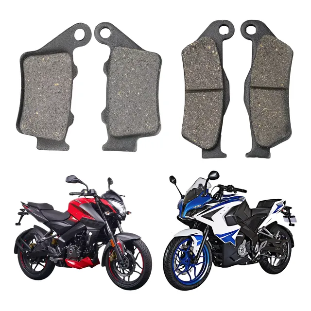 Kit De Balatas Delanteras Traseras Pulsar 200ns Rs As Dom400