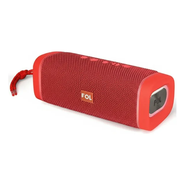 Bocina Fol Fs-s516 Sonido Potente Bluetooth Recargable Rojo