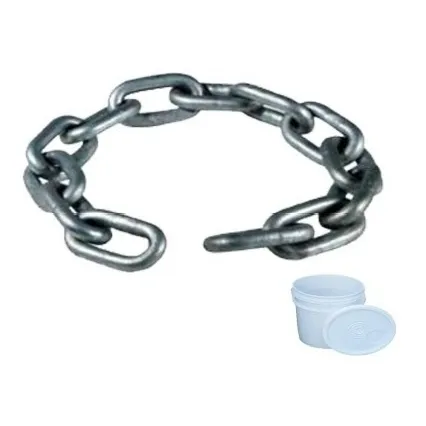 Cadena Acero Galvanizada Grado 3 De 3/8 De 25 Kilos