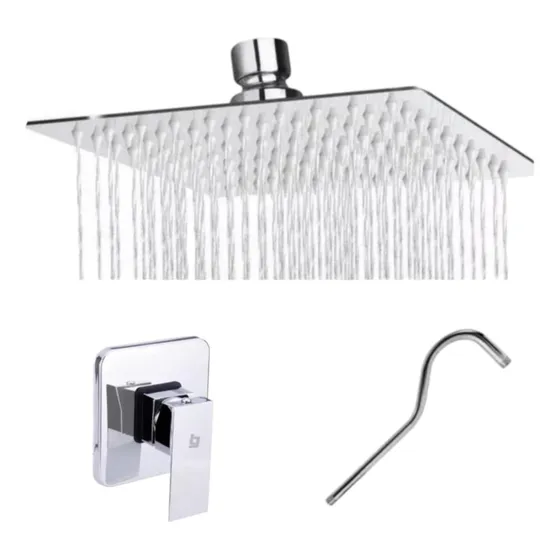 Kit De Duchas Para Baños Con Llave Monomando Y Tubo