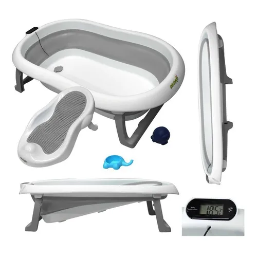 Bañera Avanti Washing Con Reductor Y Termómetro Maternelle Color Gris