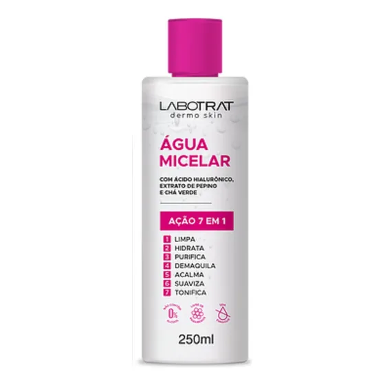 Agua Micelar 250ml Labotrat Limpeza Hidratação Tonificação
