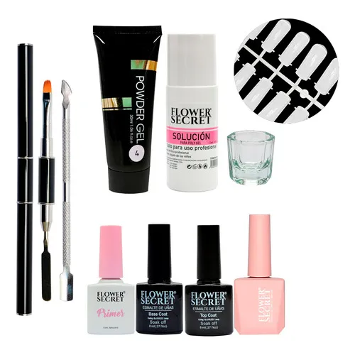 Set De Polygel Insumos Polygel Manicure Con Polygel