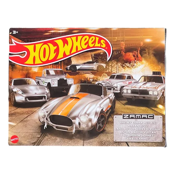 Hotwheels Zamac Set Pack De 6 Vehículos
