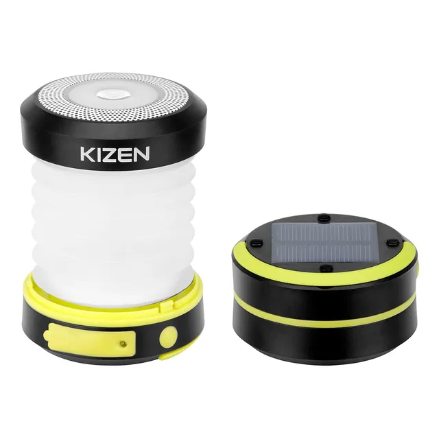 Lámpara Linterna Solar Led Recargable Plegable Para Camping