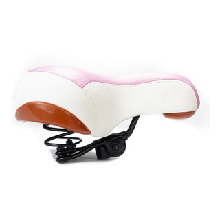 Asiento City Bike Wl-5618 Rosa Con Blanco Asiento City Bike Wl-5618 Rosa Con Blanco