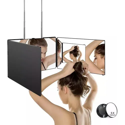Banna Espejo Lukito Tríptico 360 Grados Para Corte De Pelo Estilo Maquillaje Espejo Para Maquillaje Espejo