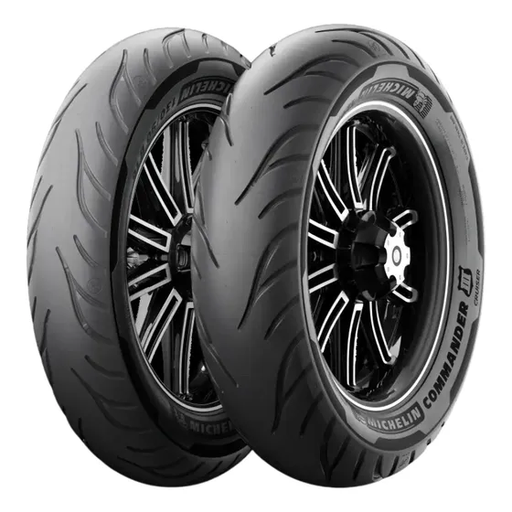 Pneu Michelin Commander Iii 90/90 + 180/70b15 Vulcan 900