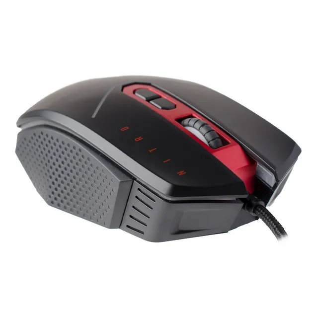 Mouse Gamer Nitro/ 8botons /4200 Dpi / Usb Color Negro