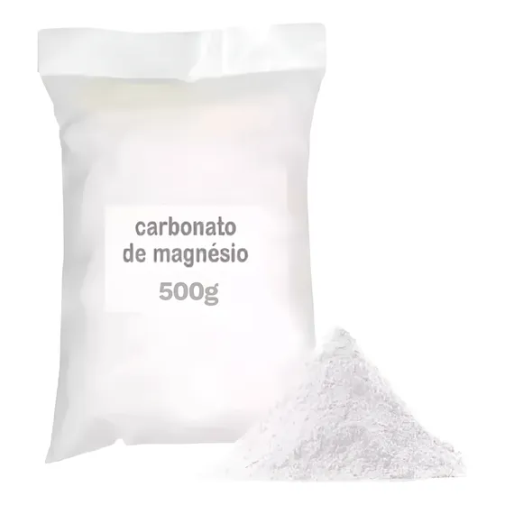 Carbonato De Magnesio Puro 500g Liviano Grado Alimenticio