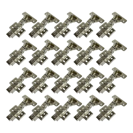 Bisagra Semi Curva Cierre Suave 35mm Con Clip 10 Pares