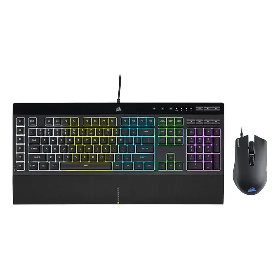 Combo Teclado + Mouse Corsair K55 Rgb Pro-harpoon Español