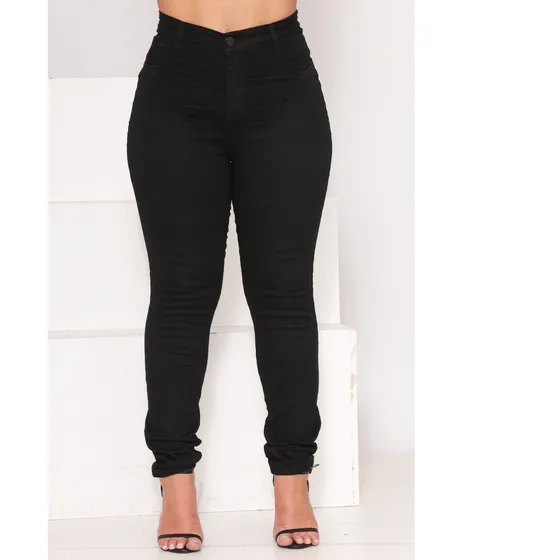 Calça Jeans Feminina Skinny Com Lycra Cintura Alta Stillger