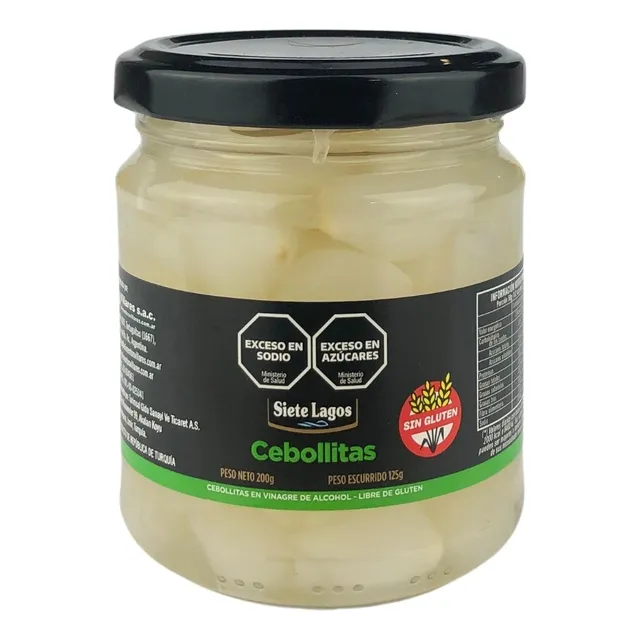 Cebollitas En Vinagre Siete Lagos 200 G
