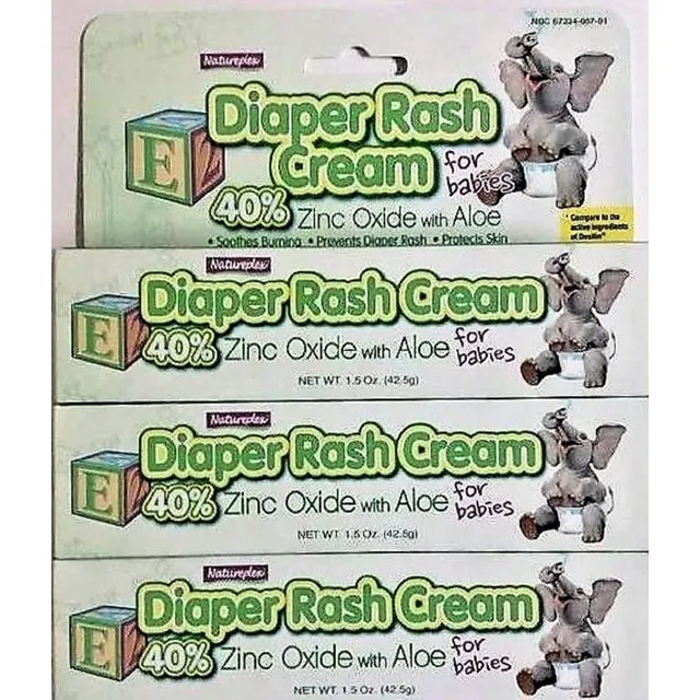 Crema Para La Dermatitis Del Pañal Con Óxido De Zinc Y Aloe