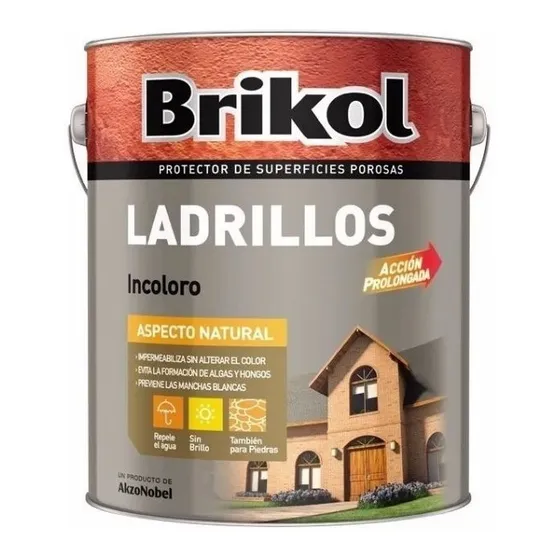 Brikol Ladrillos 4 Lts Protector Impermeabilizante Bricol +e