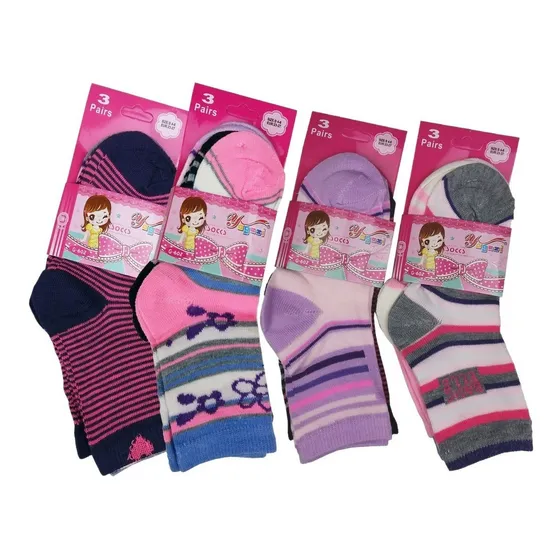 Medias Nene / Nena Algodon Pack X Docena Oferta X12 Pares.