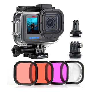 Soonsun Funda Estanca Con Filtros De Buceo Para Gopro Her... Soonsun Funda Estanca Con Filtros De Buceo Para Gopro Her...