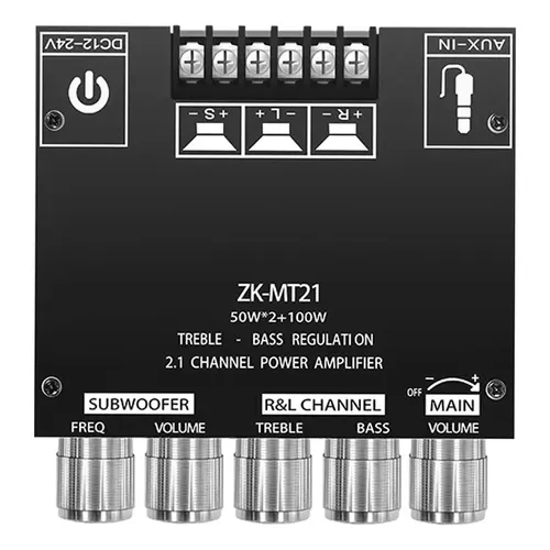 200w Subwoofer Speaker Power Amplifier Bt5.0 20hz-20khz-fs