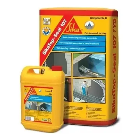 Revestimiento Impermeable Sikatop Seal 107 25kg - Ynter