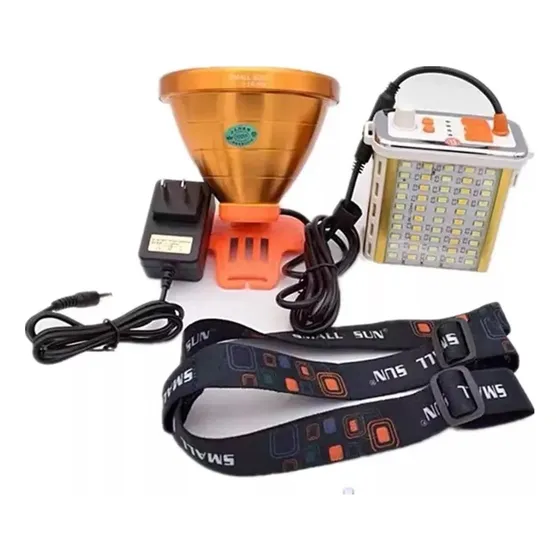 Linterna Foco Led 800w (reales) Caza Camping Minero Lampara