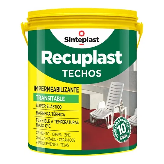Membrana Liquida Recuplast 20kg + Regalos (10 Años Garantia)