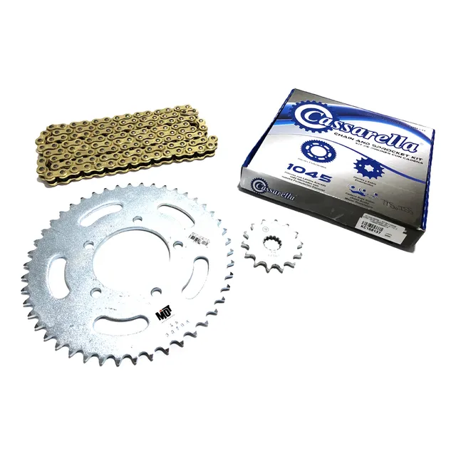 Kit Arrastre Cassarella Inazuma 250 - Cadena Reforzada 520h
