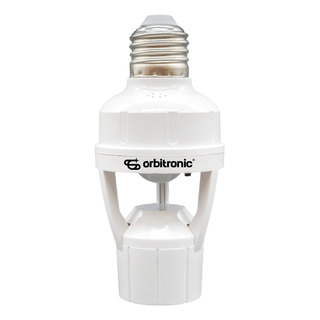 Sensor De Presença P/lâmpada Soquete E27 C/fotocélula Bocal Sensor De Presença P/lâmpada Soquete E27 C/fotocélula Bocal