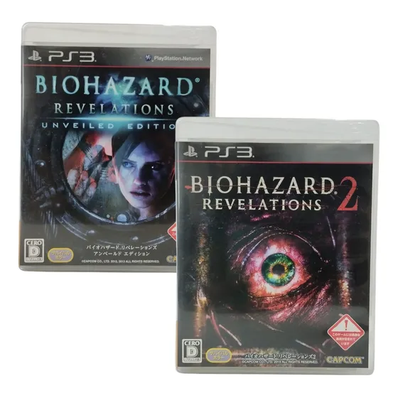 Biohazard Revelations 1 E 2 Ps3 Combo (resident Evil) Jp