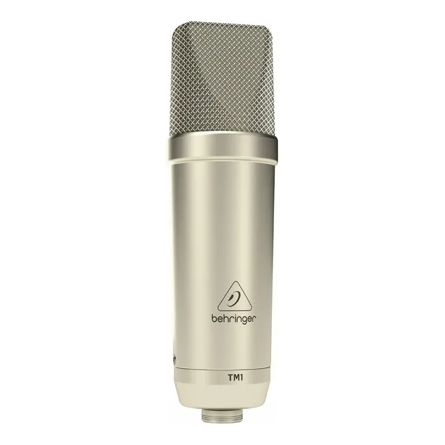 Behringer Tm1 Microfono Diafragma Condensador Studio Grabar Color Dorado
