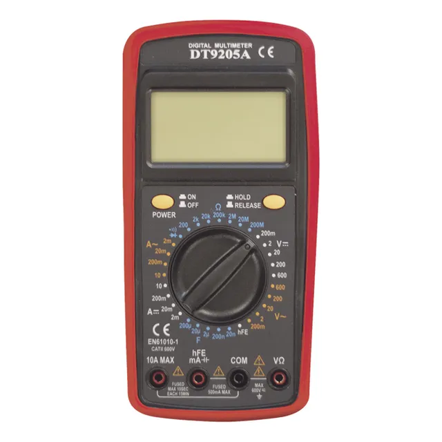 Multimetro Digital Compacto 600 Vcc Pantalla Lcd Precision