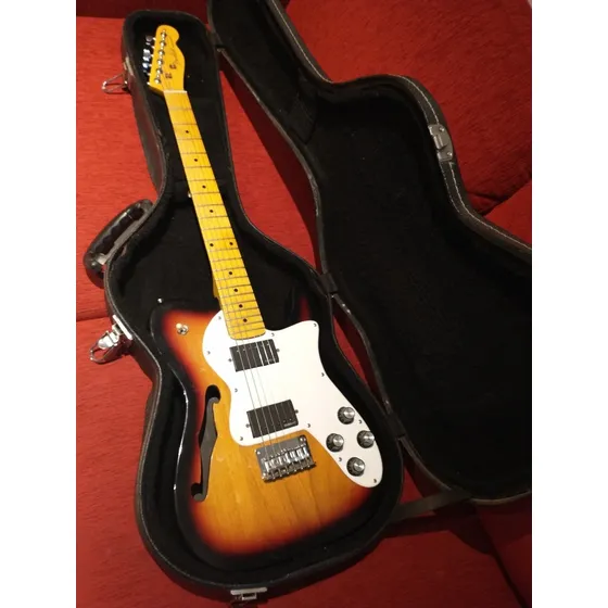 Super! Telecaster Thinline Luthier C/ Emg H7 Hallow Permuto